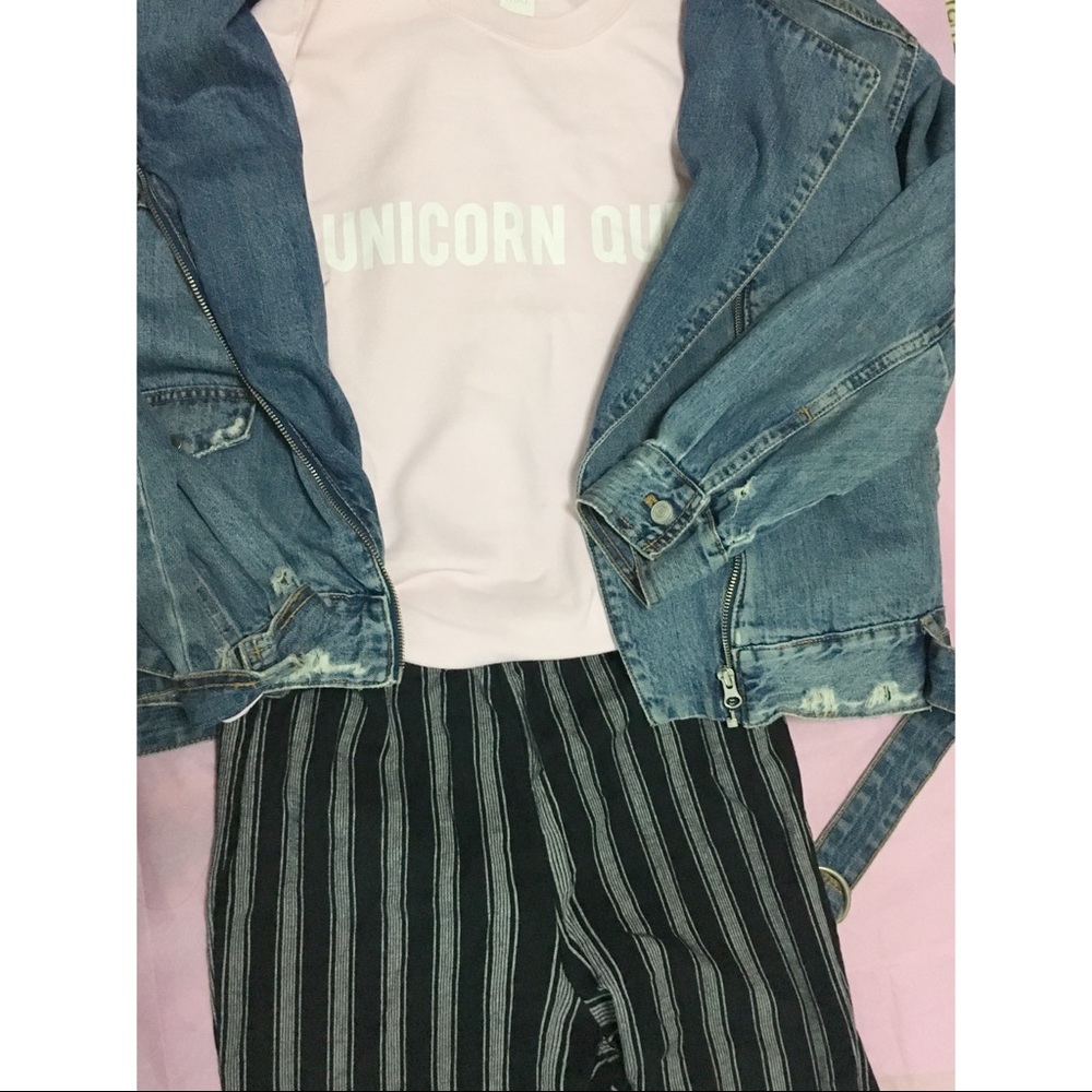 Unicorn 🦄 Queen sweatshirt in millennial pink